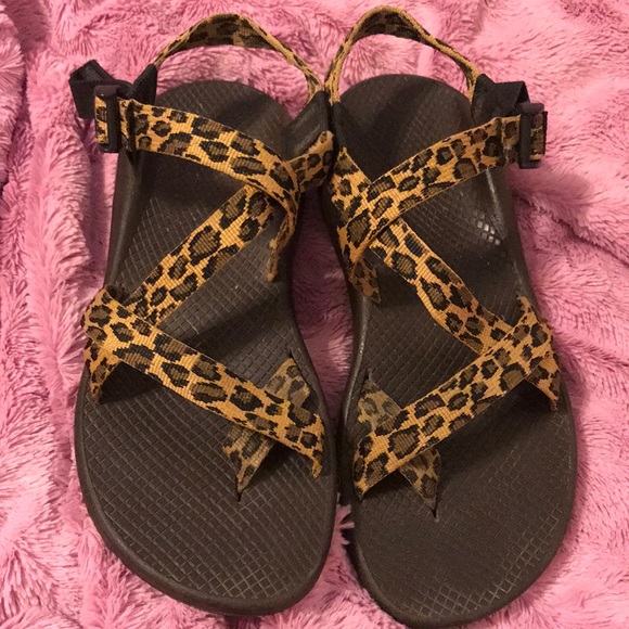 cheetah print chacos